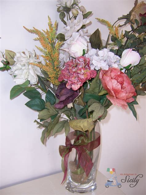 quick  elegant floral arrangement  american  sicily