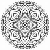 Coloring Mandala Pages Printable Adults Print sketch template