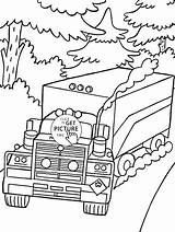 Coloring Pages Transportation Rig Big Transport Road Truck Land Getcolorings Printable Preschoolers Water Vehicle Getdrawings Color Colorings Preschool Mack Sheets sketch template