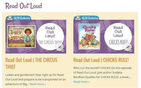 read aloud books  edventures  kids