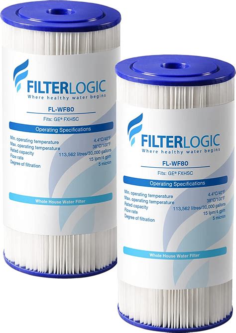 Filterlogic Fxhsc 10 X 4 5 Whole House Pleated Sediment