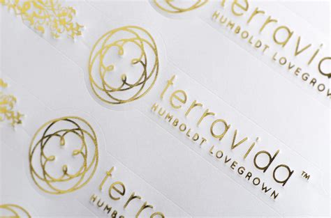 custom foil stamped labels  inkable click   started today
