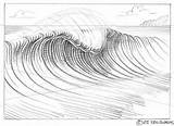 Wave Draw Drawing Waves Sketch Cartoon Drawings Pencil Lessons Tutorials Simple Sketches Ocean Surf Same Painting Easy If Seascapes Merely sketch template