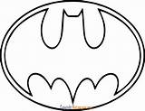 Batman Coloring Logo Printable Print sketch template