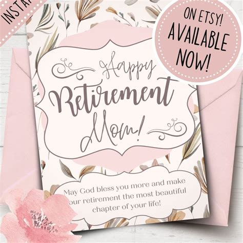 retirement card mom promo