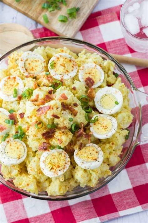 easy potato salad recipe includes tips  perfectly boiled potatoes  eggs