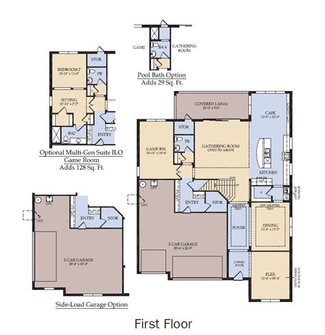 pulte homes floor plans  floorplansclick