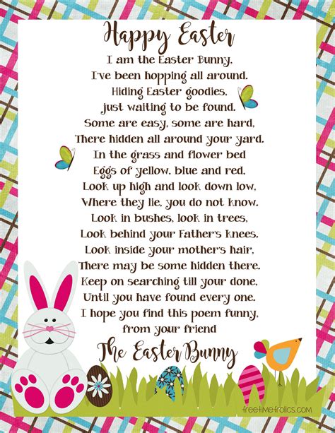 easter bunny letter template  printable templates