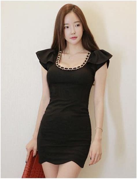 nice luxe asian women dresses fashion style korean fashion clothing lil