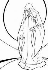 Darth Sidious Oscura Imperatore Coloradisegni sketch template