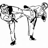Karate Kwon Tae Template sketch template