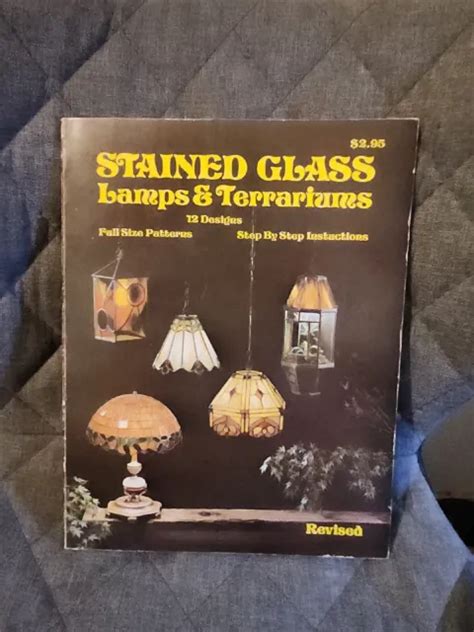 stained glass lamps terrariums patterns  instructions  picclick