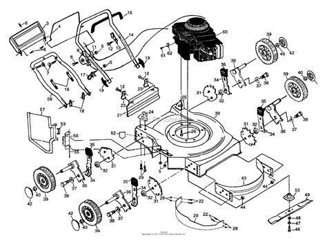 Husqvarna 51 D 954140031b 1997 12 Parts Diagram For Rotary Lawn Mower