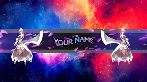 anime banner template  youtube