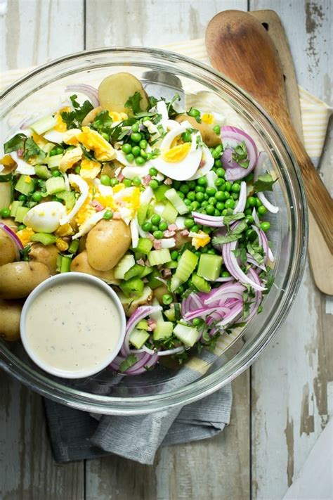 Potato Salad With Egg And Pancetta Foodness Gracious