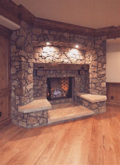 pin  debbie  williams  dream house fireplace built ins built  seating rustic fireplaces
