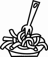 Clipart Spaghetti Pasta Clip Cliparts Library Clipartix Related sketch template