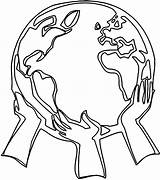 Globe Coloring Wecoloringpage Earth Pages sketch template