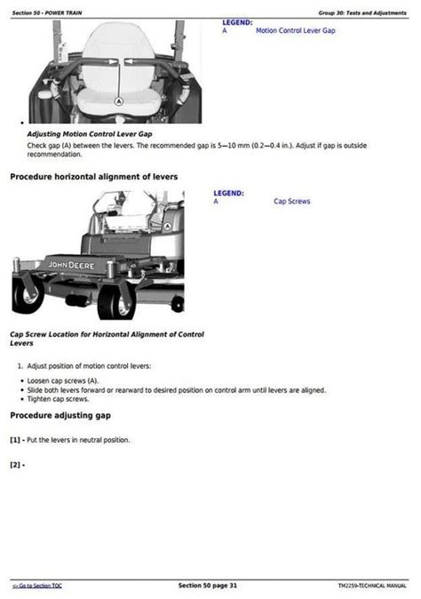 deer  mid mount ztrak commercial mower diagnostic  repair technical manual tm tradebit