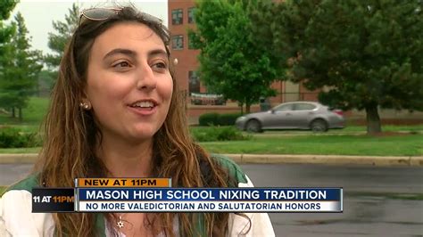 Mason High School Swapping Valedictorian Salutatorian Recognition For