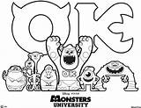 University Monsters Printables Kids Printable Recipes Activities Disney Coloring Pages Monster Yet Seen Characters sketch template