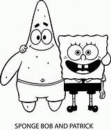 Spongebob Patrick Coloring Pages Bob Sponge Squarepants Printable Easy Color Drawing Birthday Cartoon Sunger Drawings Print Colouring Simple Sheets Wecoloringpage sketch template