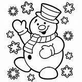 Snowman Snowflake Salju Mewarnai Manusia Snowflakes Frosty Toddlers Bestcoloringpagesforkids Paud Clipartmag Getdrawings sketch template