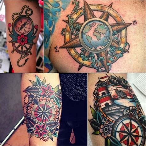 Compass Tattoo Meaning For Men Explore More Compass Tattoos Ideas On