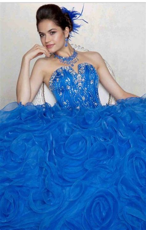 Blue Princess Dress Ball Dresses Quince Dresses Ball Gowns