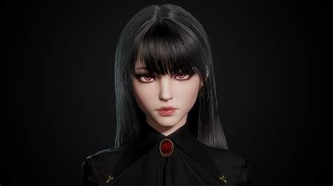 vampire girl modular  characters ue marketplace