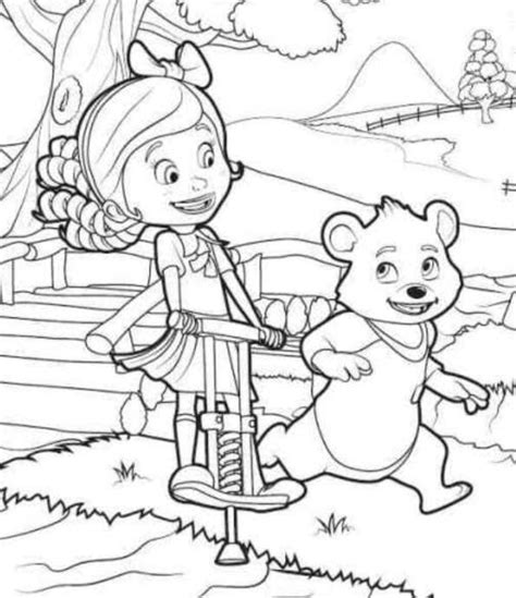 kolorowanki coloring pages goldie bear  druku dla dzieci  doroslych