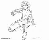 Widow Coloring Pages Marvel Printable Superhero Color Kids Adults sketch template