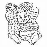 Pasen Paashaas Kleurprentje Printen Rabbit Eieren Plaatjes Sheets Kleurprentjes sketch template