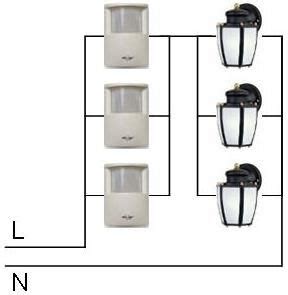 motion sensor light wiring diagram  wiring collection