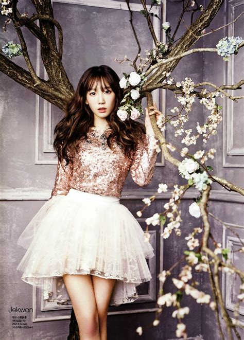 Snsd Taeyeon Céci Magazine January 2014 Issue Scans Pictures Snsd Gg S