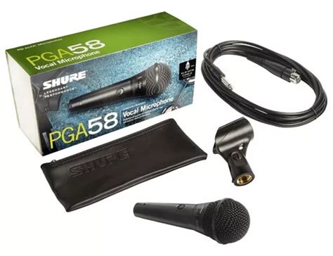 microfono shure pga qtr vocal cable connon plug pipeta prm