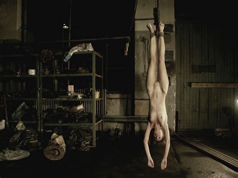 naked suspension bondage