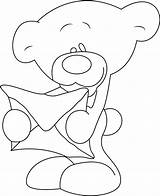 Pimboli Letter Coloring Pages Bear Printable sketch template