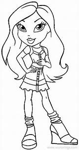 Bratz Coloring Pages Princess Cloe Girl Printable Disney Print Color Kids Info Online Clipart Xcolorings Cliparts Chloe Fun Bartz Dibujo sketch template