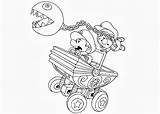 Mario Coloring Baby Pages Kids sketch template