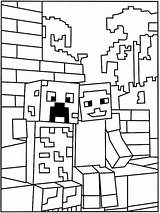 Herobrine Coloring Pages Minecraft Para Colorear Getcolorings Print Printable Color sketch template