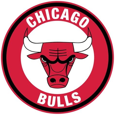 chicago bulls circle logo vinyl decal sticker  sizes sportz