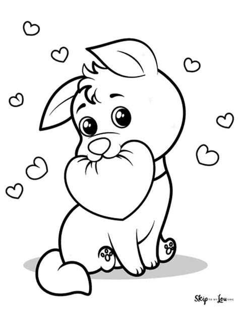 easy coloring pages  dogs   coloring pages