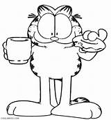 Garfield Coloring Pages Thanksgiving Kids Printable Comic Cool2bkids Book Food Bear Books Sheets Choose Board sketch template