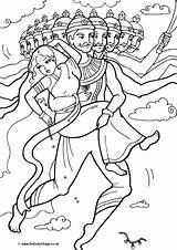 Sita Dussehra Kidnap Rama Diwali Ravana Hanuman Hindu Bollywood Enreda Jacinto Village Humanizados Activityvillage Kidnaps sketch template