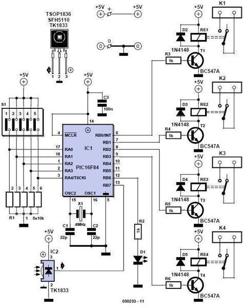 home remote control circuit diagram electrical engineering books