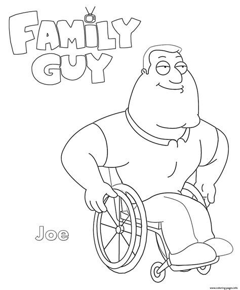 coloring pages  kids family guy  printable family guy coloring