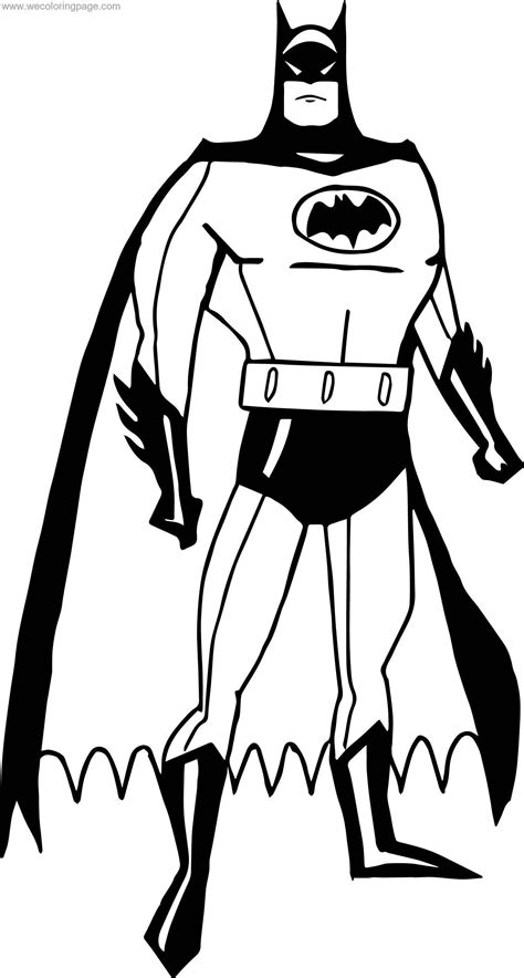 batman head drawing coloring pages