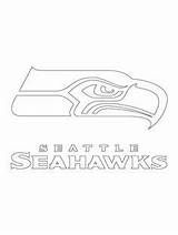 Seahawks Seattle Coloring Logo Pages Supercoloring sketch template