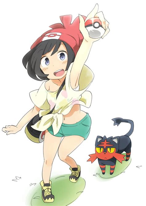 pokemon sol  luna original pokemon female protagonist mizuki